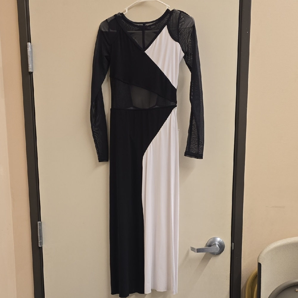 Black And White Unitard Costume